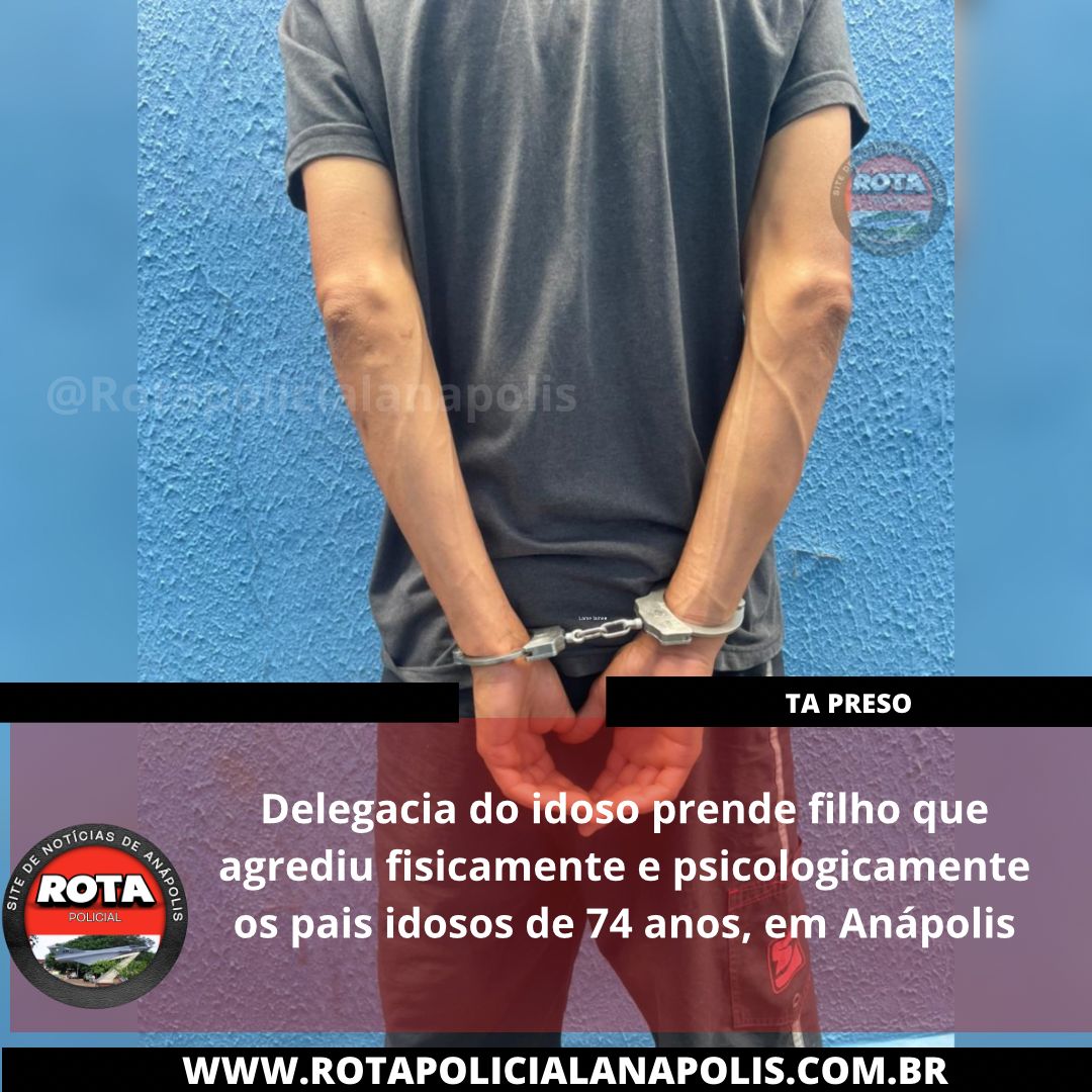 Delegacia Do Idoso Prende Filho Que Agrediu Fisicamente E