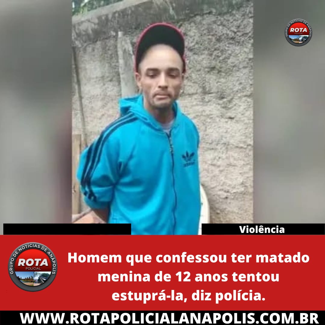 Homem que confessou ter matado menina de anos tentou estuprá la diz polícia Rota Policial