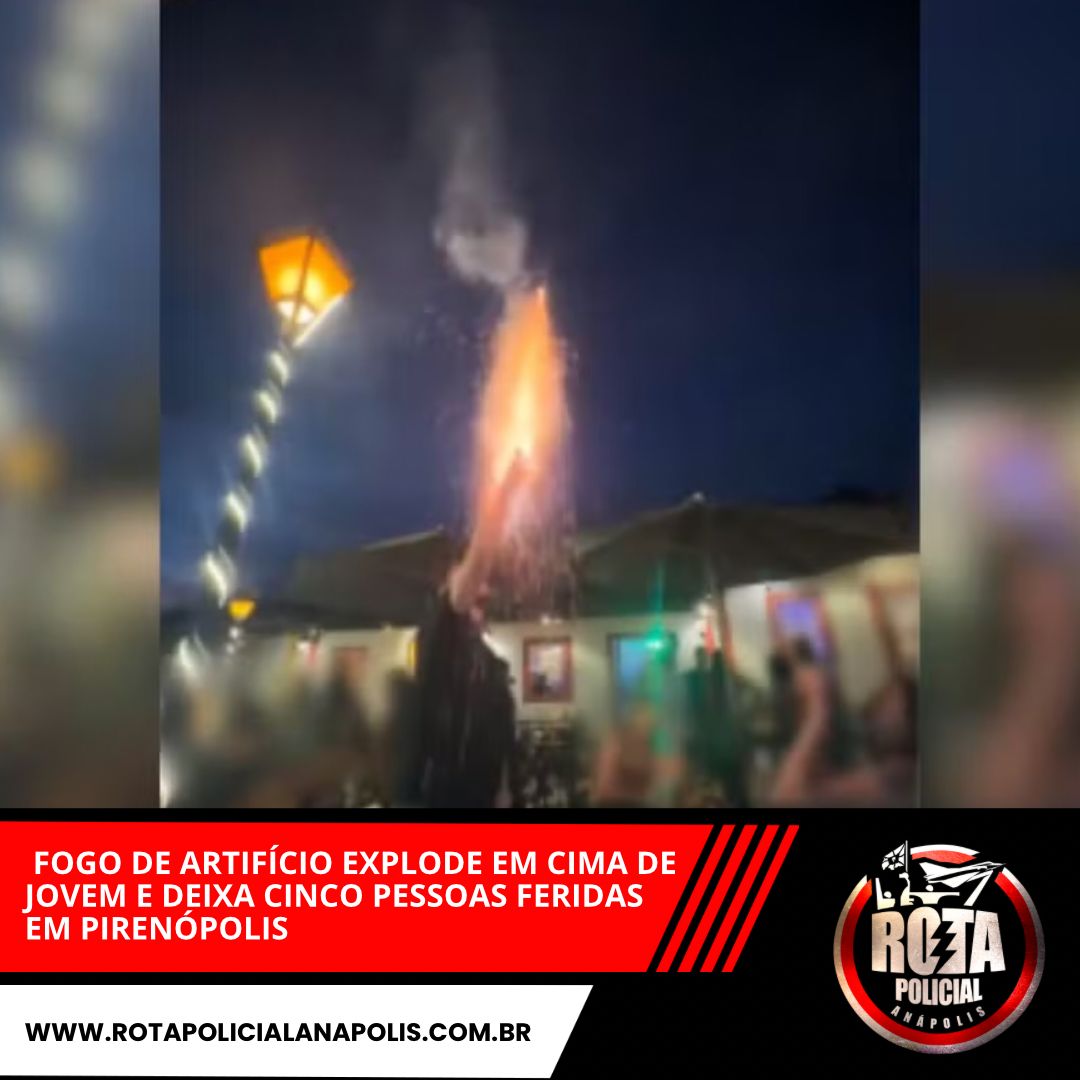 FOGO DE ARTIFÍCIO EXPLODE EM CIMA DE JOVEM E DEIXA CINCO PESSOAS ...